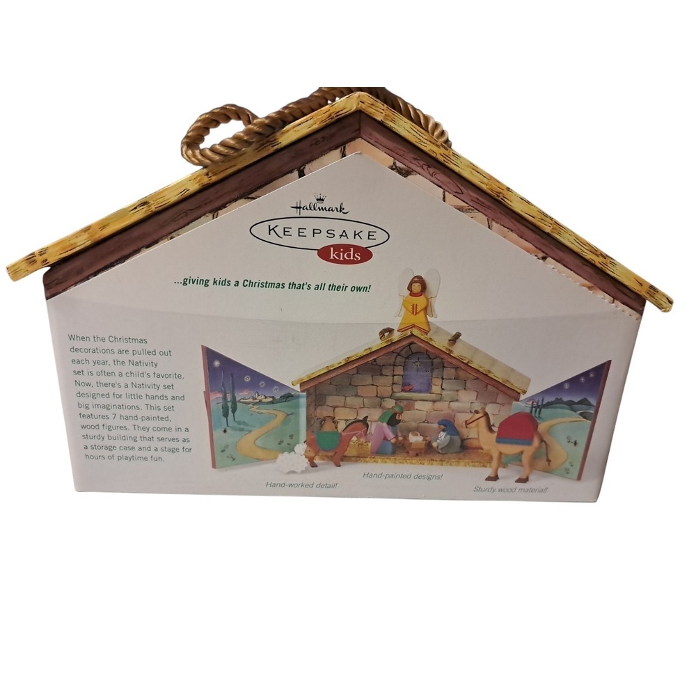 HALLMARK Keepsake Kids NATIVITY PLAY SET ~ Storage Case ~ 7pcs ~ NEW & SEALED - Picture 7 of 10
